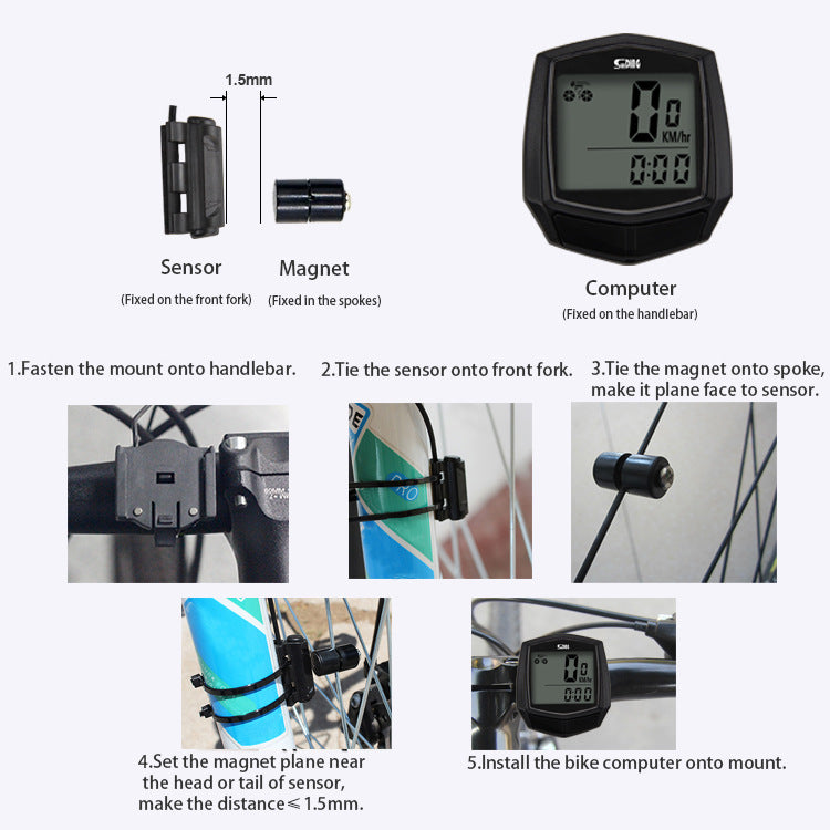 JANEXUS PRIME Wired Bike Computer - view 15