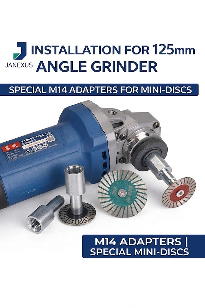 Mini Diamond Cutting Disc & M14 Adapter for Angle Grinder
