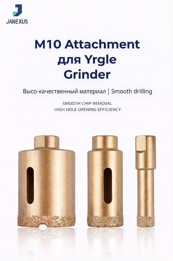 Diamond Core Drill Bit for Porcelain & Granite, M10