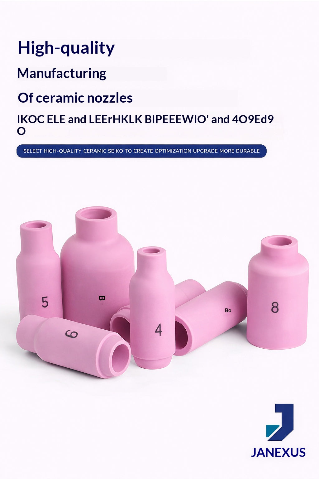 Ceramic Nozzle for TIG Torch, 10-Pack