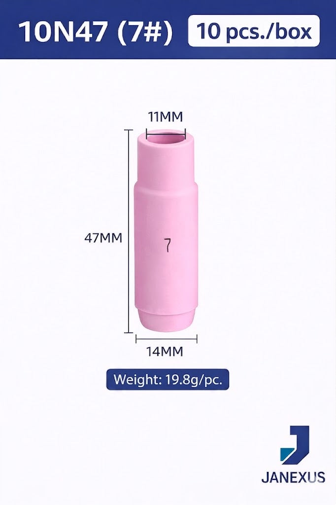 Ceramic Nozzle for TIG Torch, 10-Pack