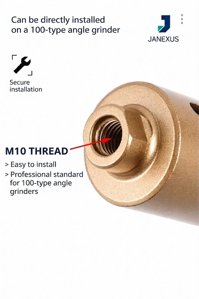 Diamond Core Drill Bit for Porcelain & Granite, M10