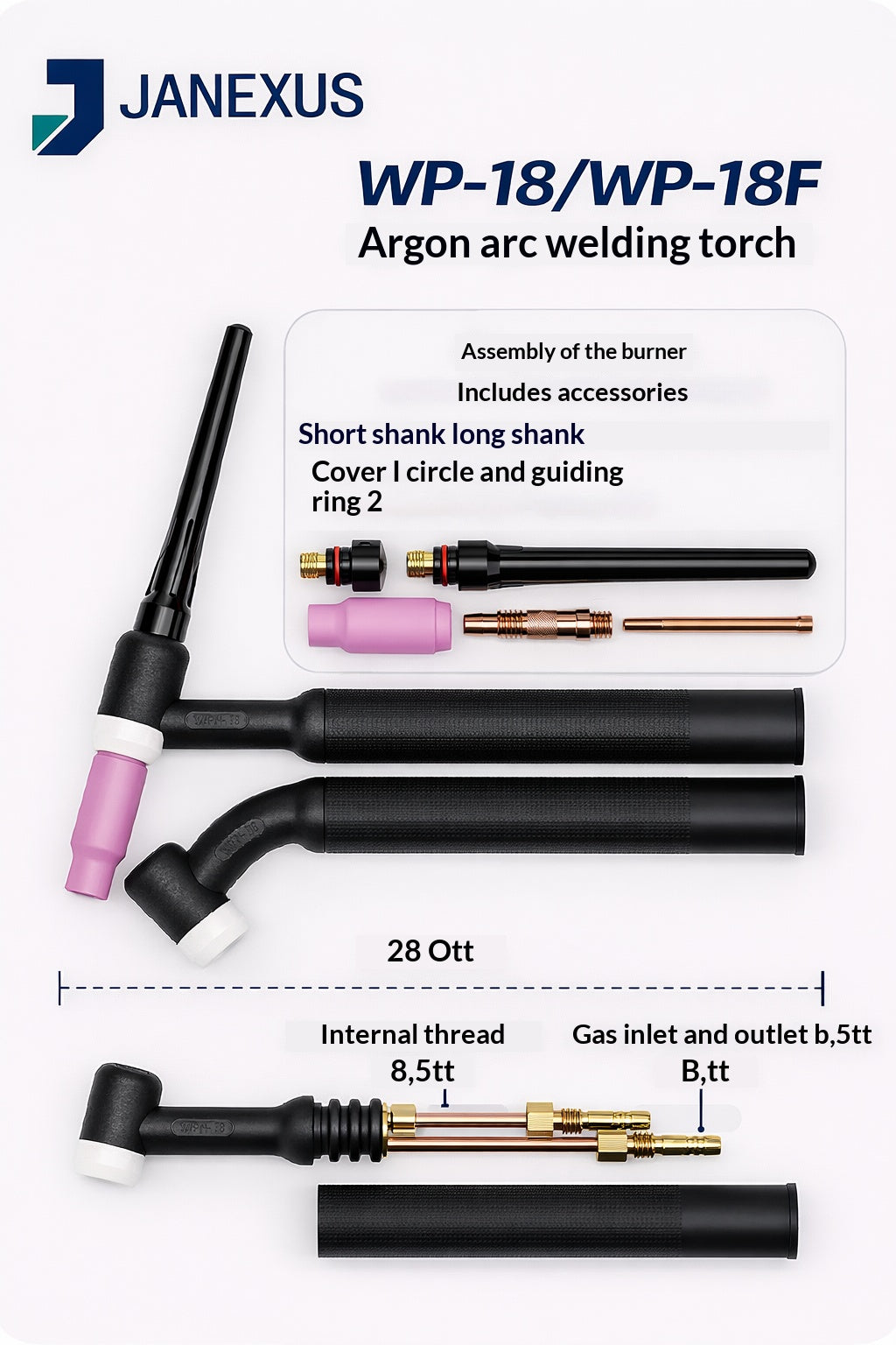 TIG Torch Head WP-18