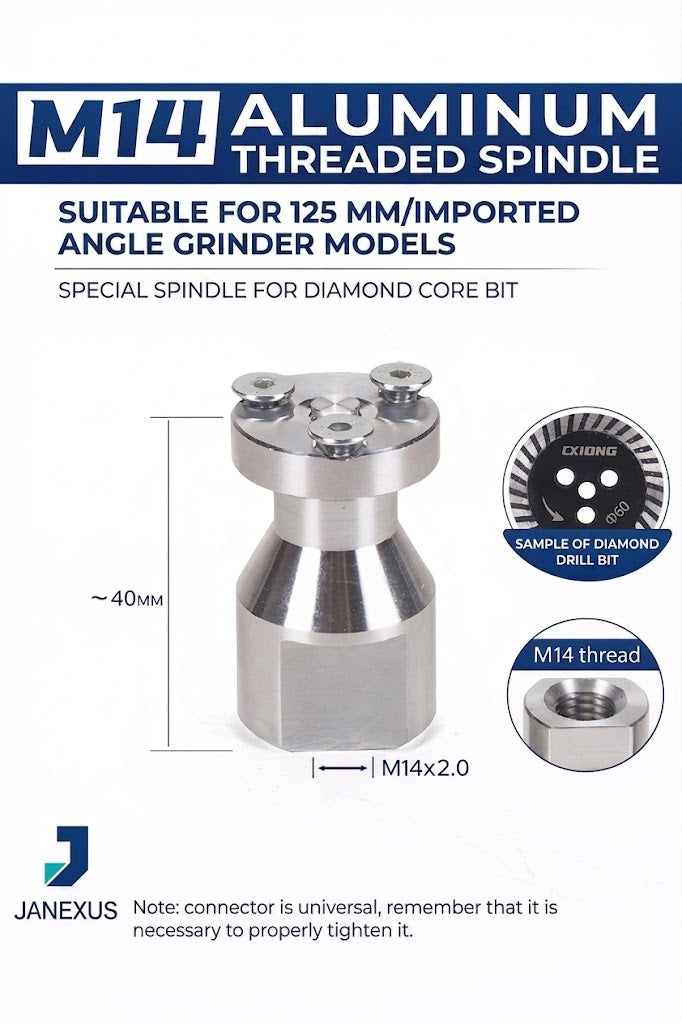 Mini Diamond Cutting Disc & M14 Adapter for Angle Grinder