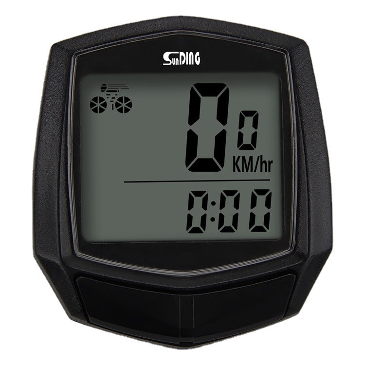 Professional Multi-Function Wired Bicycle Computer - Backlit LCD Speedometer for Precision Tracking
