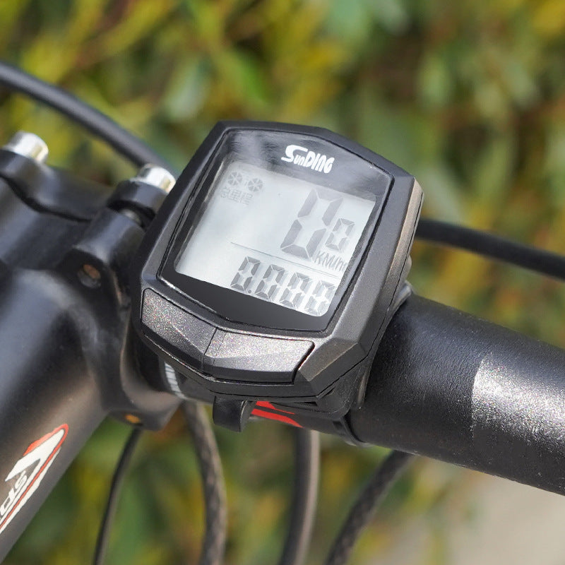 Professional Multi-Function Wired Bicycle Computer - Backlit LCD Speedometer for Precision Tracking