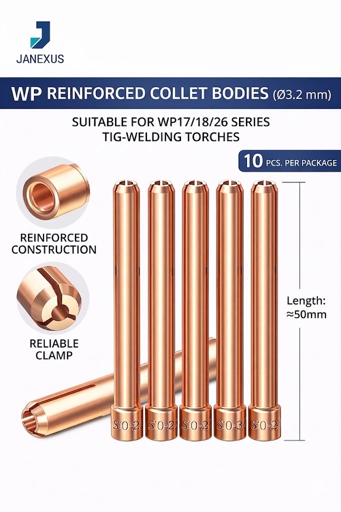Copper Collet for TIG Torch, 10-Pack